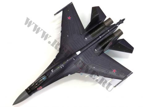 Модель металлическая Су-35 1/72 баклажан 08
