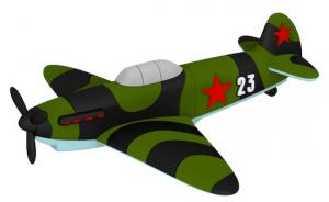 USB-накопитель самолёта Як-1Б с бортовым номером 23 Емкость 64 Гб
